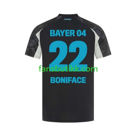 Fotballdrakt Bayer 04 Leverkusen Victor Boniface 22 Tredjetrøye 2024-2025 Kortermet